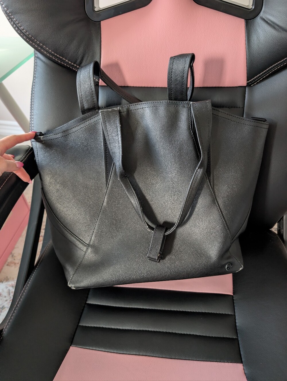 Lululemon Black Tote Bag